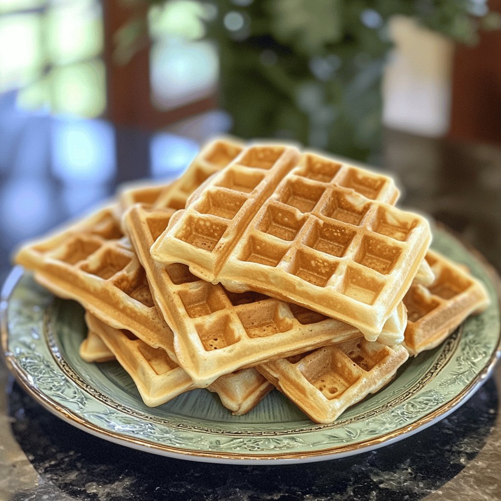 Tender Buttermilk Waffles