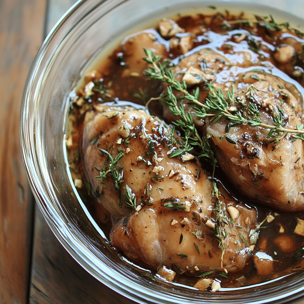 Savory Chicken Thigh Marinade