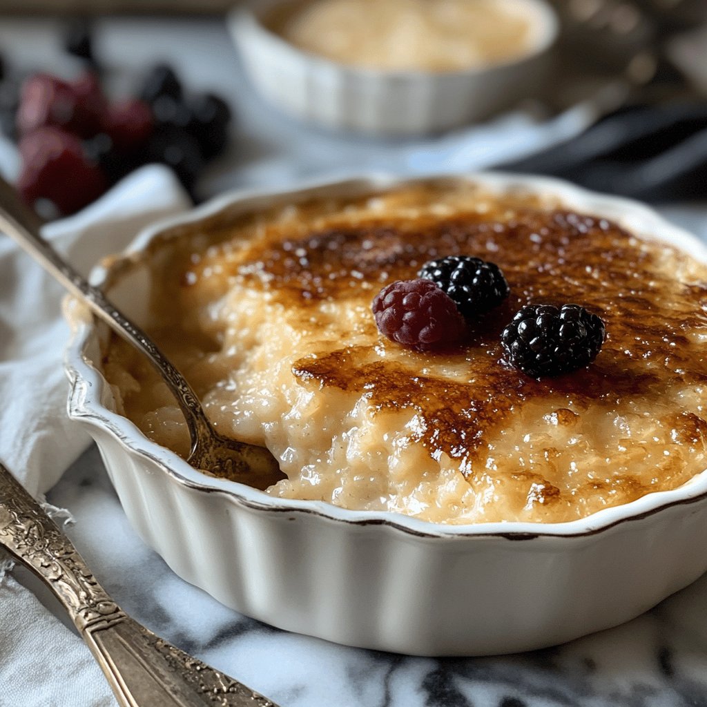 Creamy Baked Rice Pudding