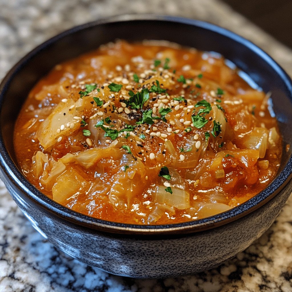 Lazy Stuffed Cabbage Soup