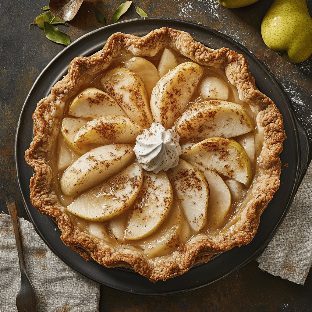 Classic Fresh Pear Pie