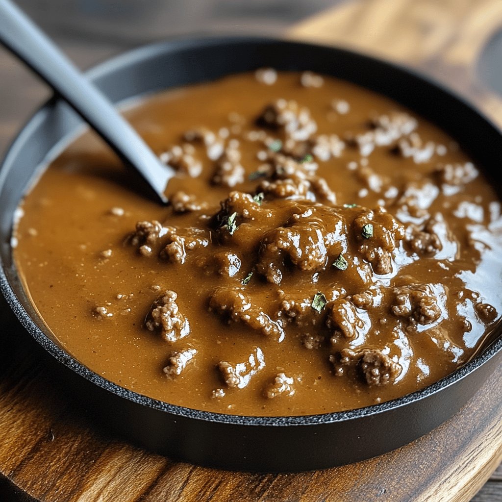 Savory Hamburger Gravy