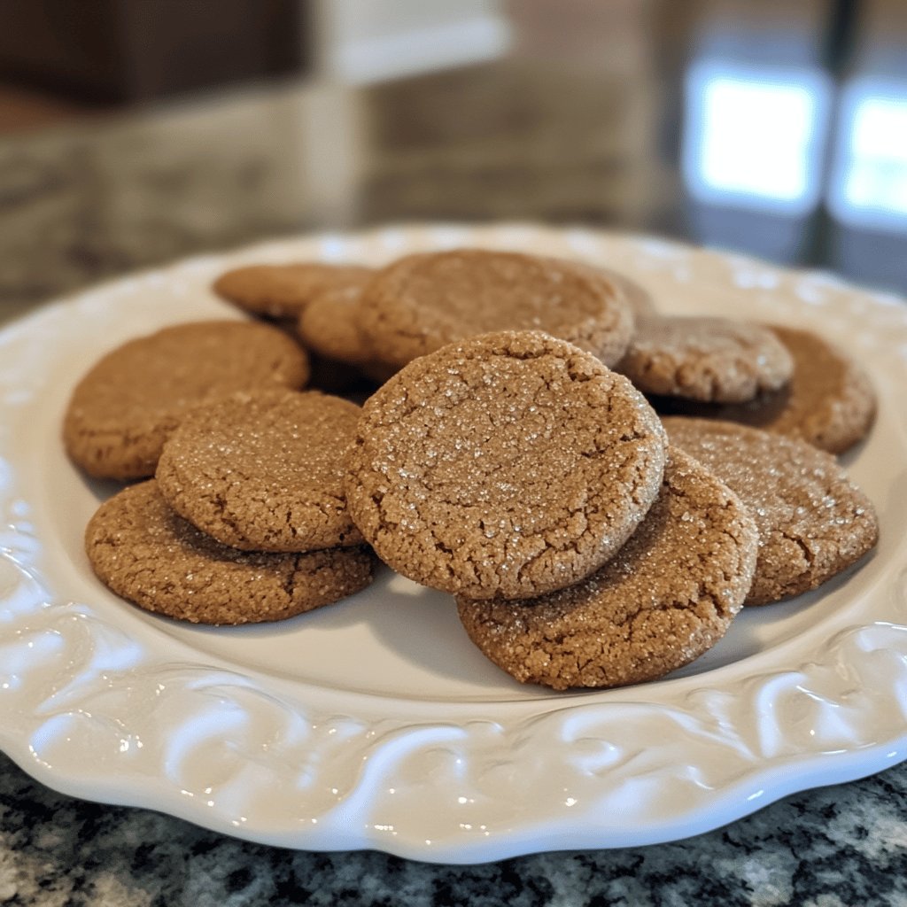 Classic Gingersnap Cookies