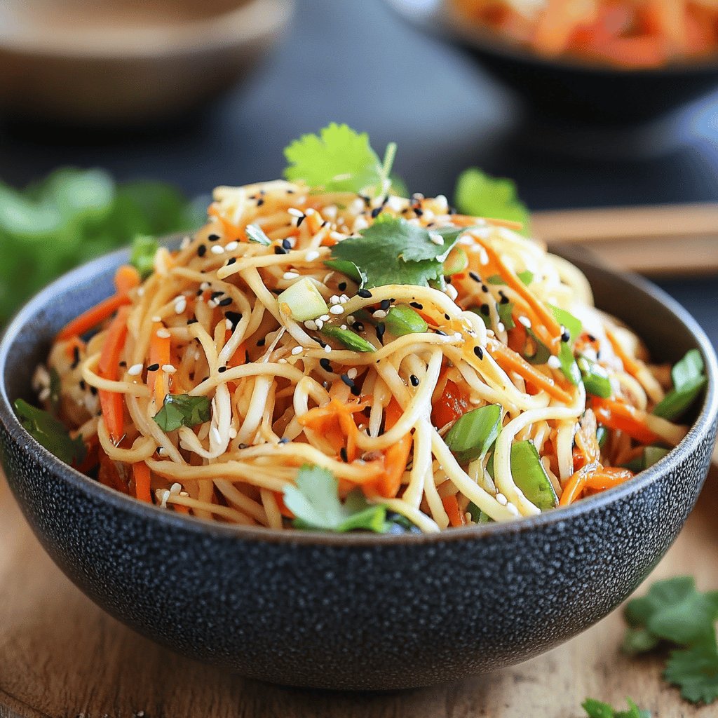 Salade de chou chinois simple