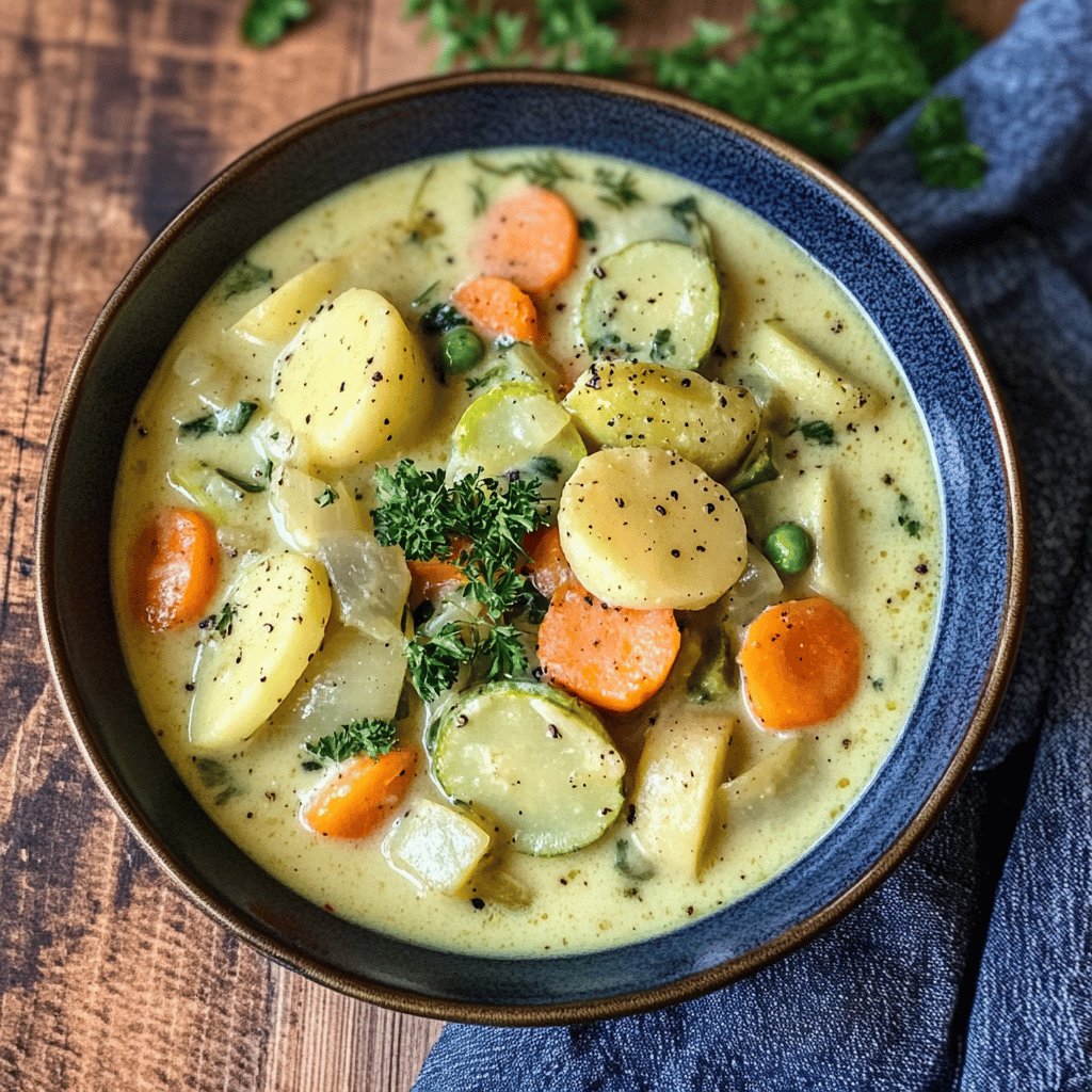 Blanquette de lotte aux légumes