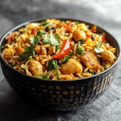 Riz à l'indienne épicé