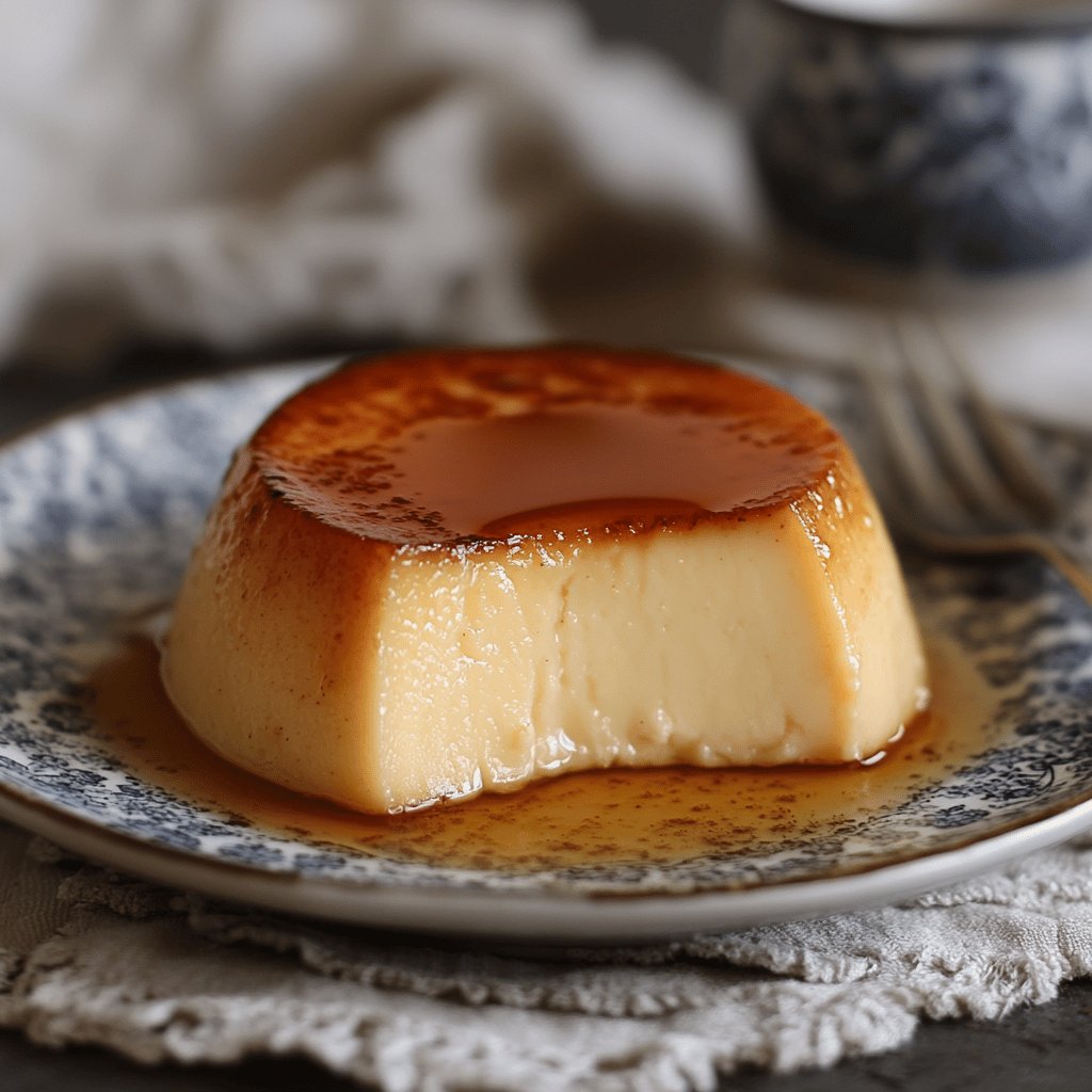 Flan à la noix de coco facile