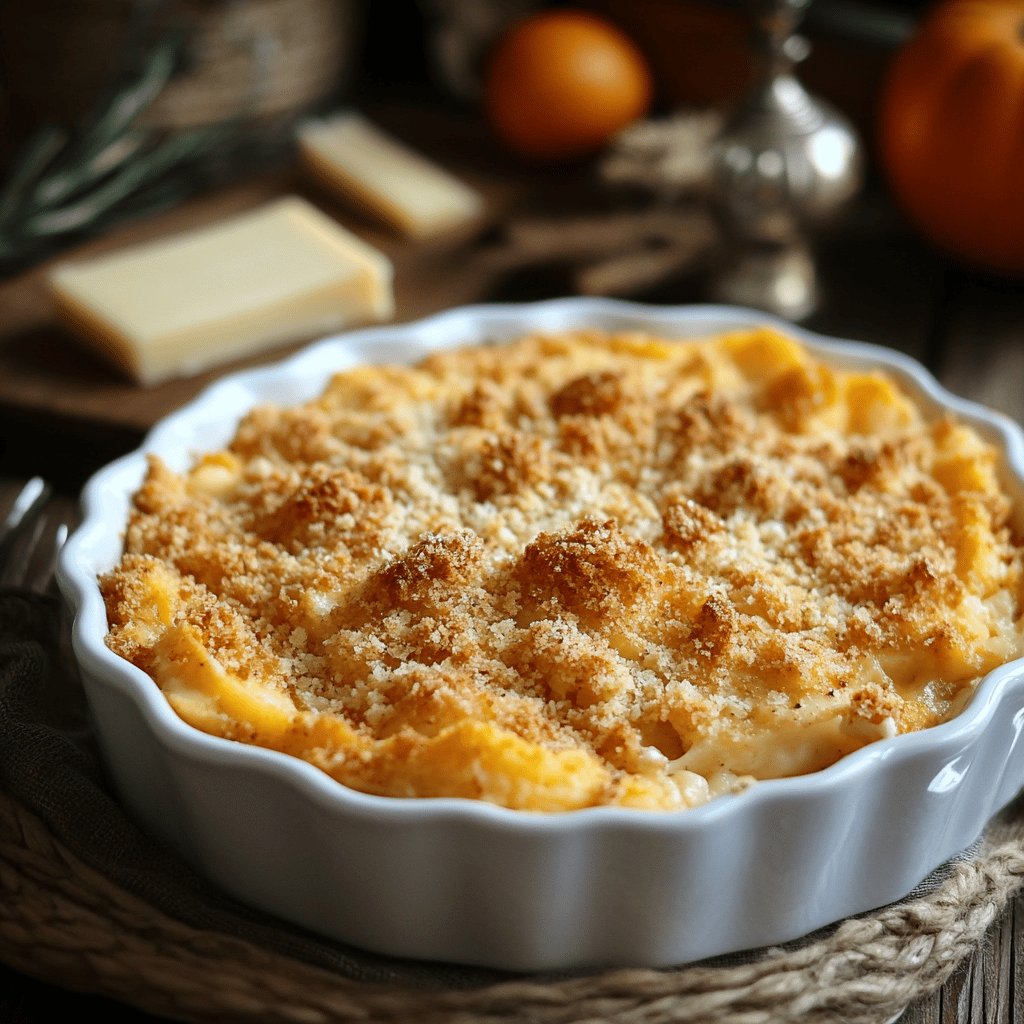 Crumble de potimarron au fromage