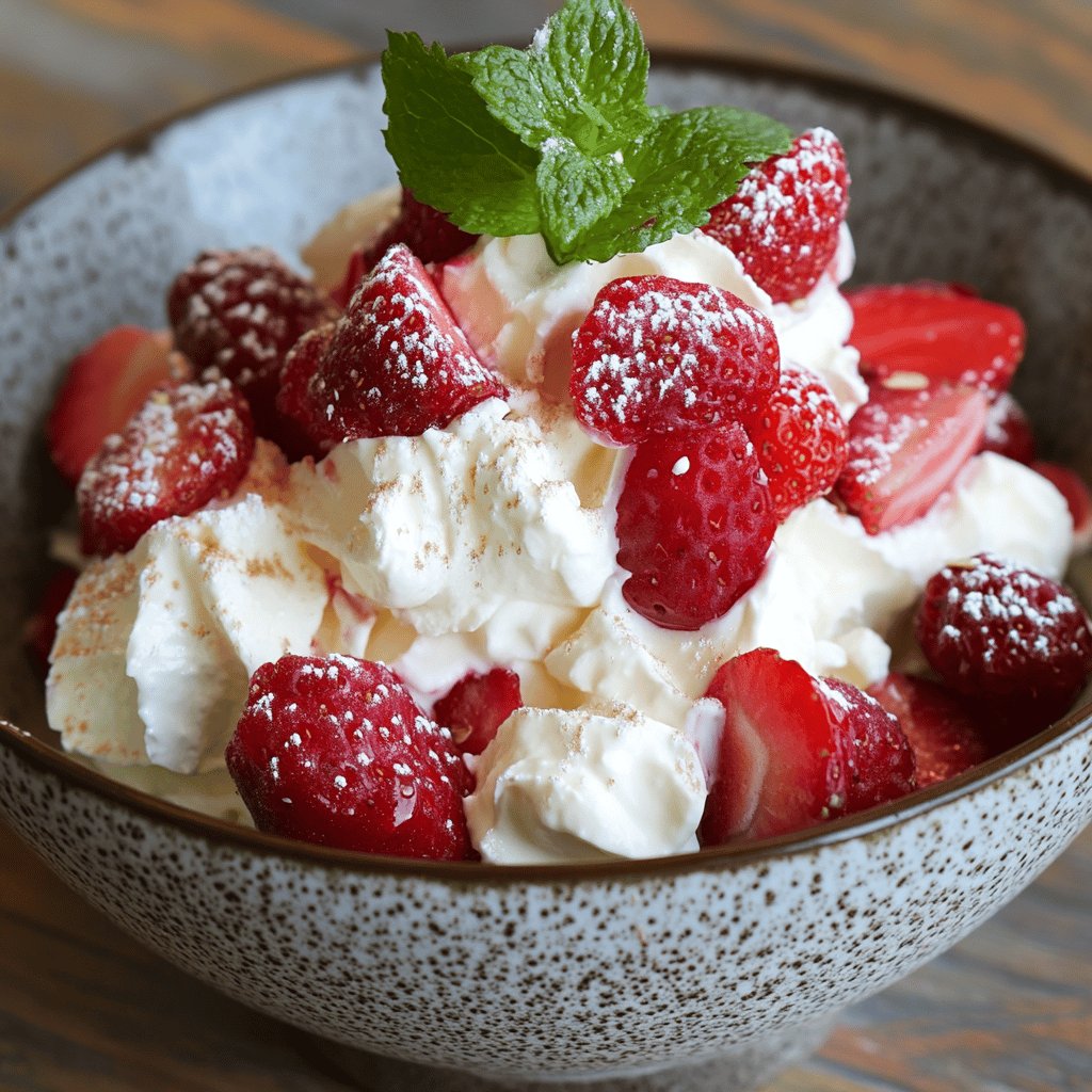 Fraises au mascarpone