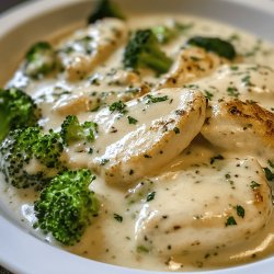 Simple Chicken and Broccoli Alfredo