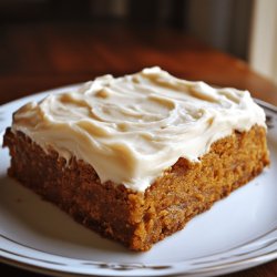 Pumpkin Bars with Frosting