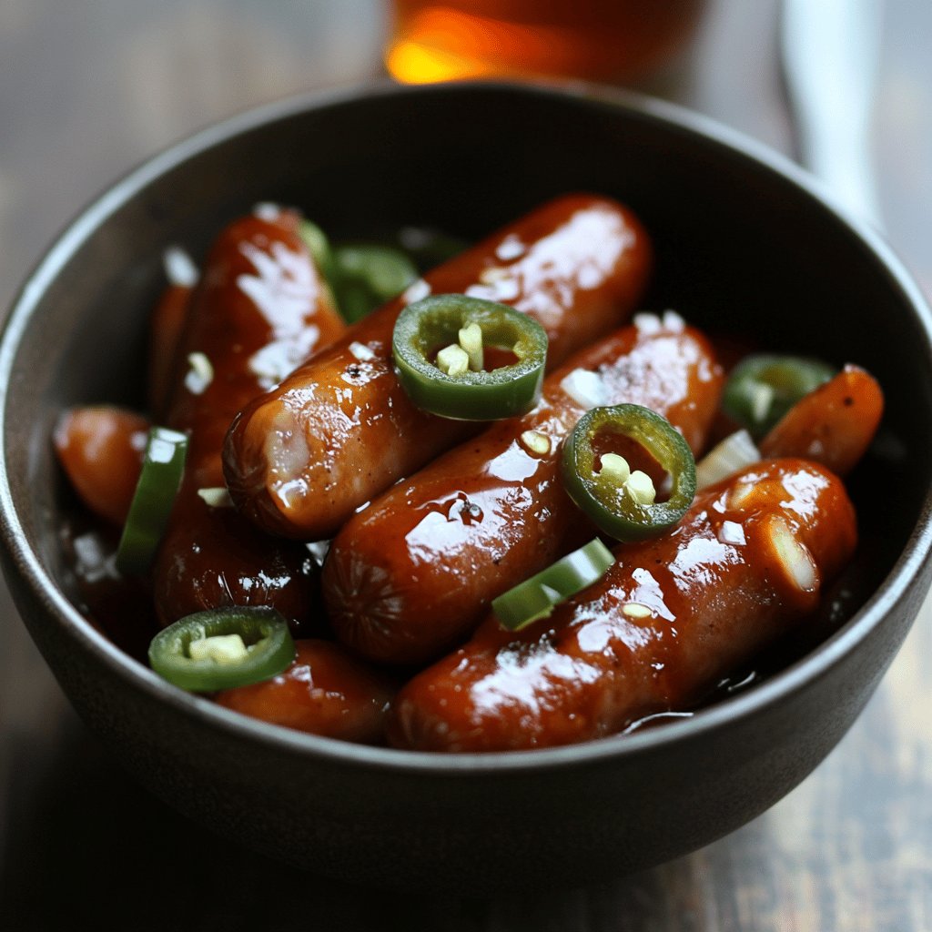 Sweet and Spicy Cocktail Wieners