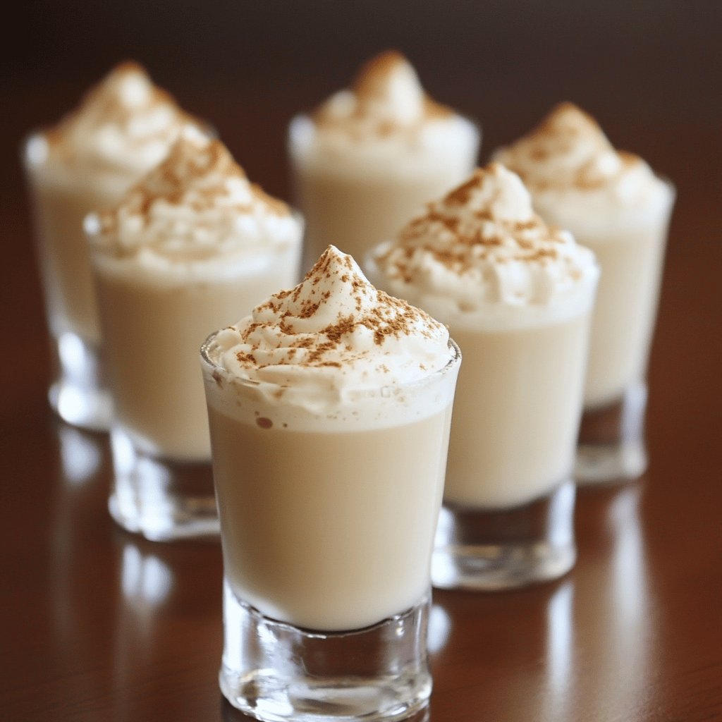 Creamy RumChata Pudding Shots