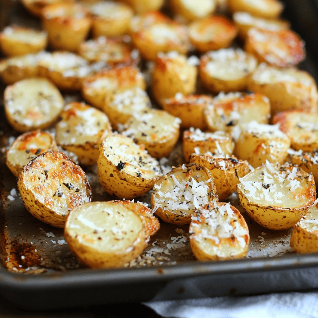 Oven Roasted Parmesan Potatoes