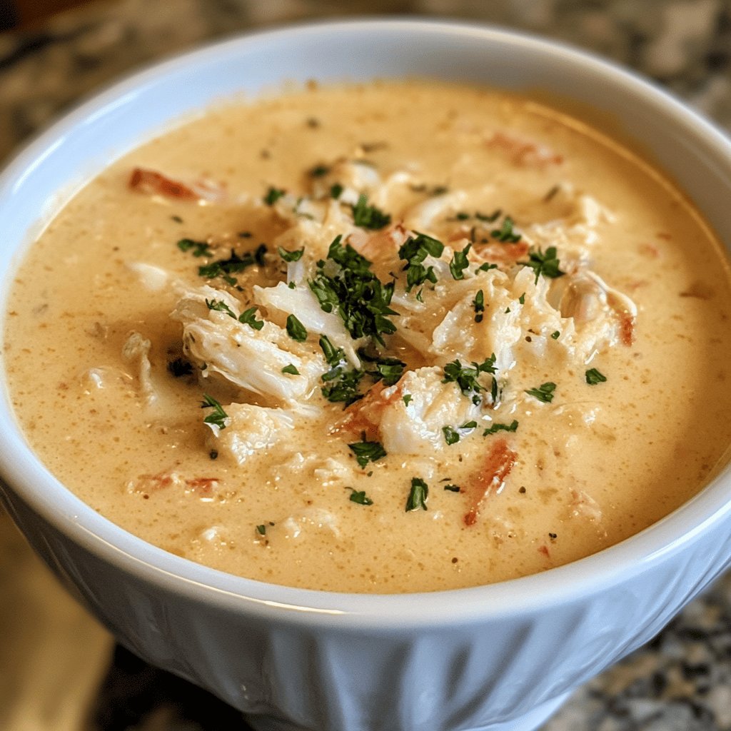 Simple Crabmeat Bisque