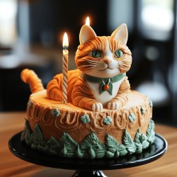 Cat Birthday Cake