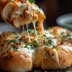 Cheesy Chicken Pull-Apart Sliders