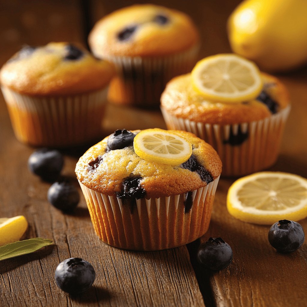 Lemon Blueberry Muffins