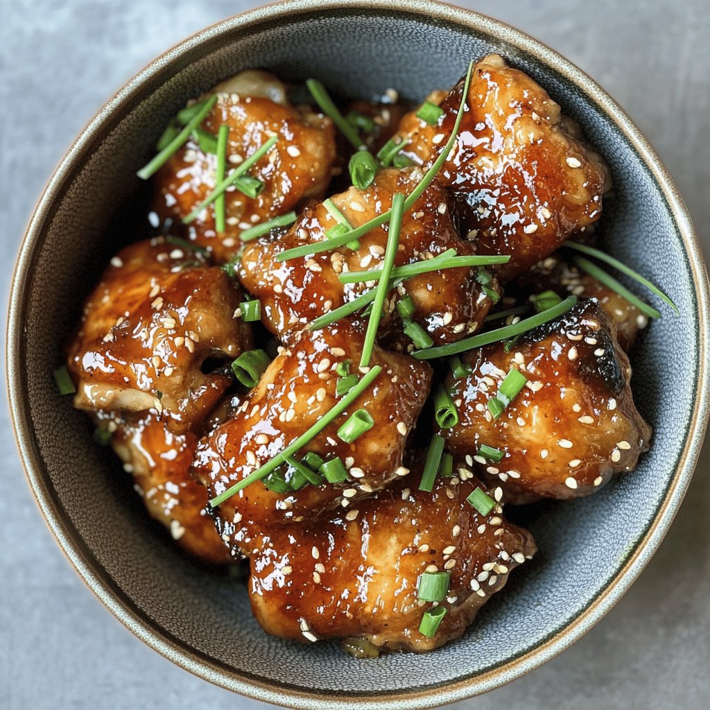 Honey-Garlic Chicken Thighs