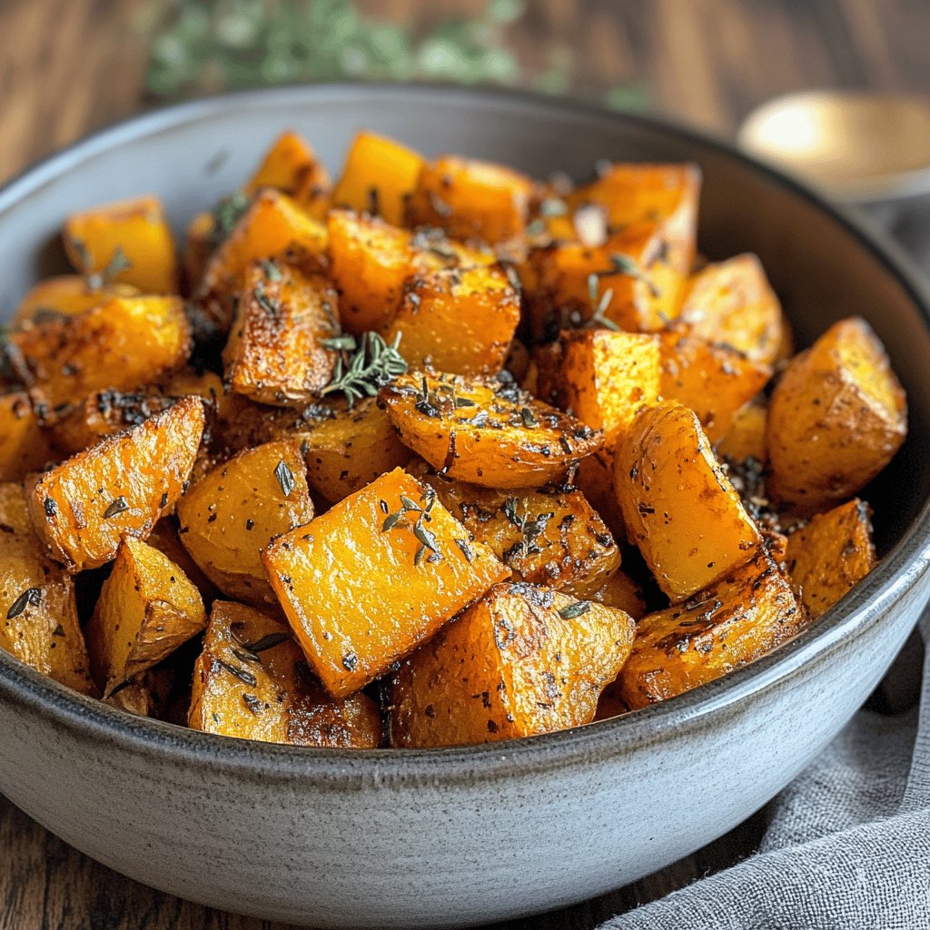 Frites de butternut façon potatoes