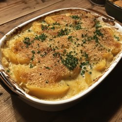 Gratin de potiron et pommes de terre