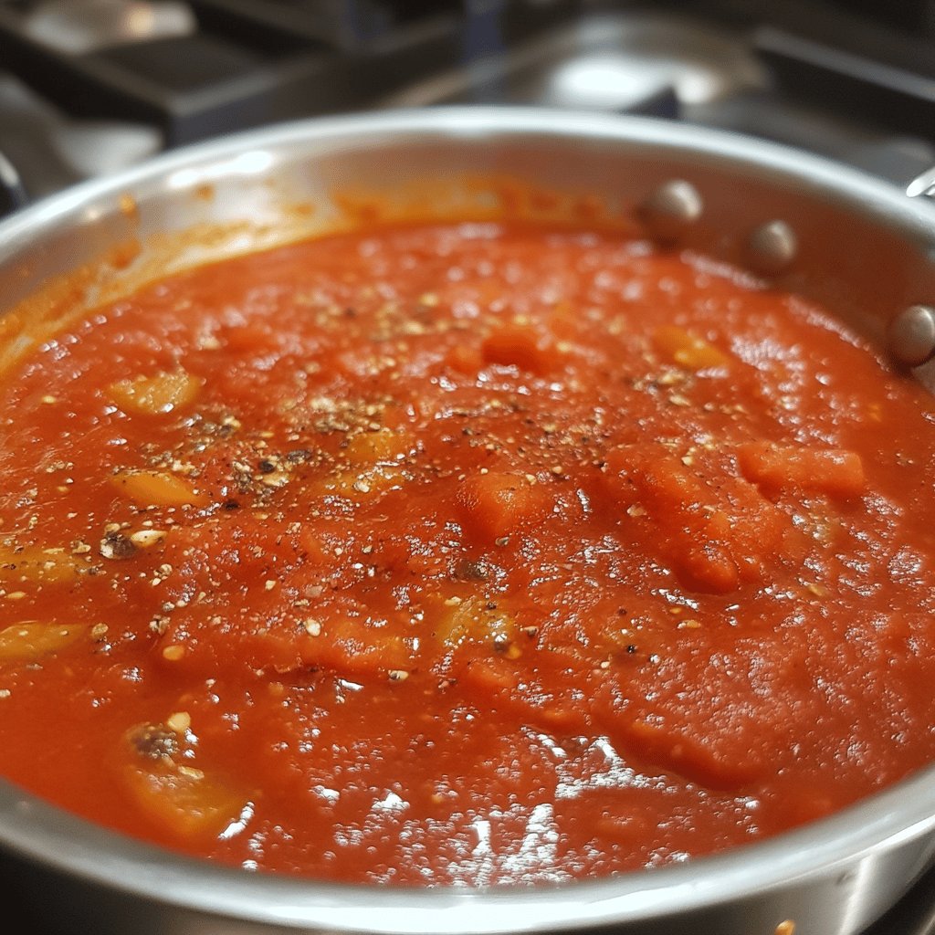 Sauce tomate rapide pour pâtes et pizzas