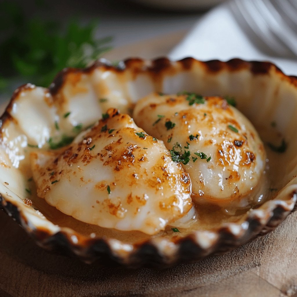 Coquilles Saint-Jacques à la Bretonne