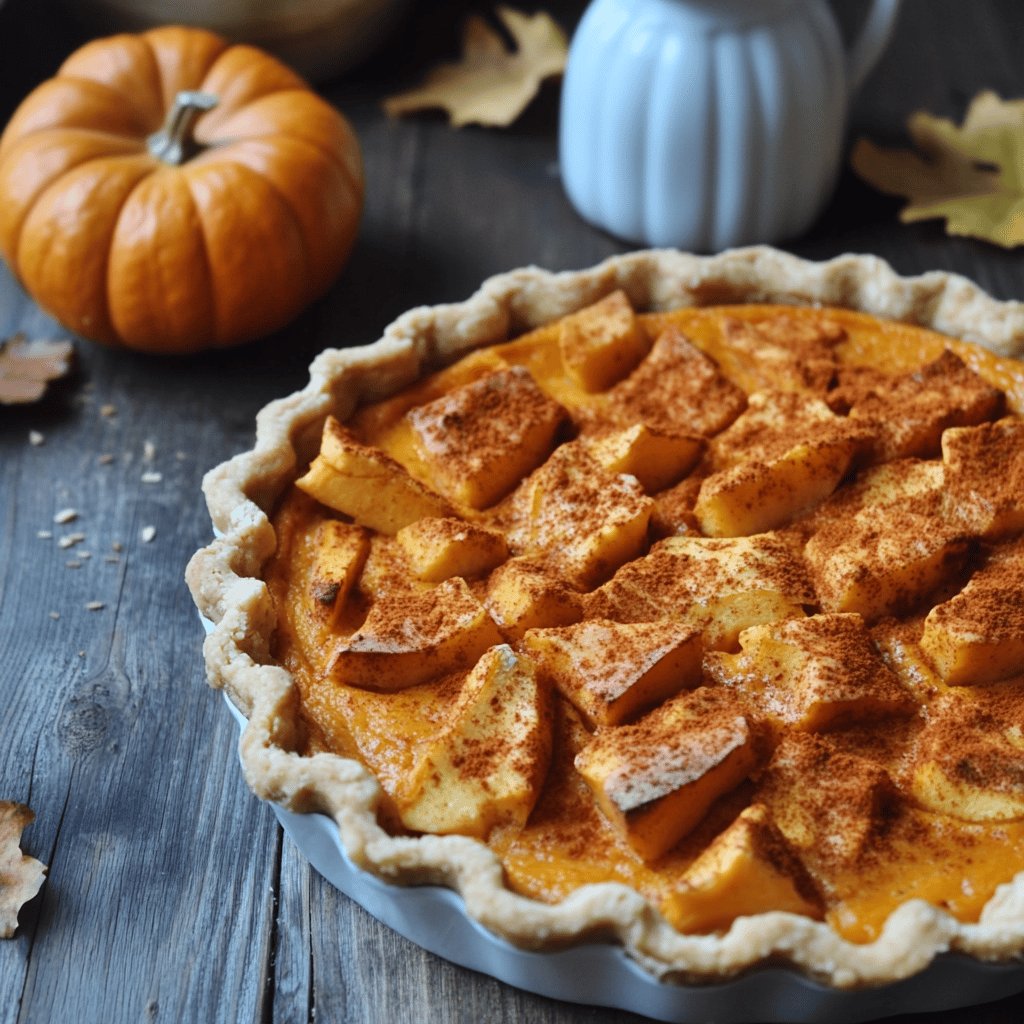 Tarte d'automne au potimarron