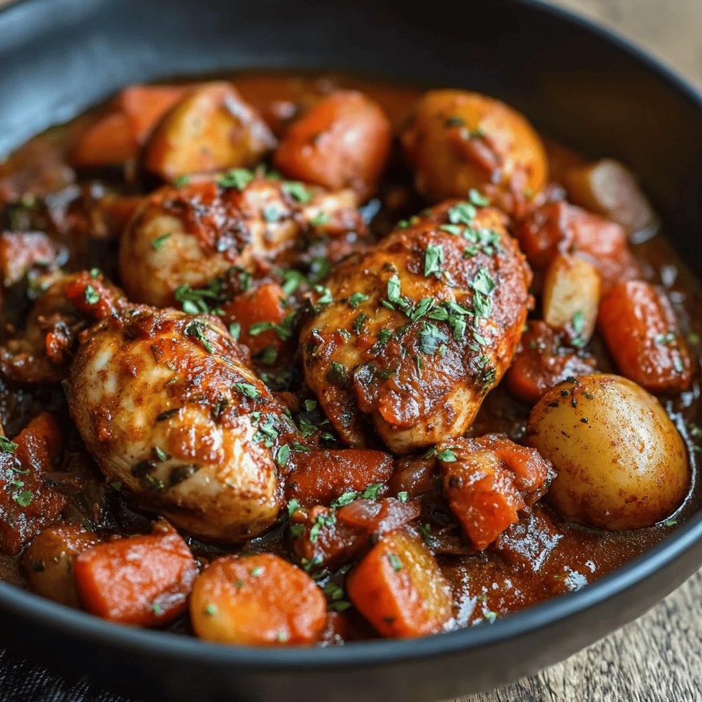 Poulet basquaise au Thermomix