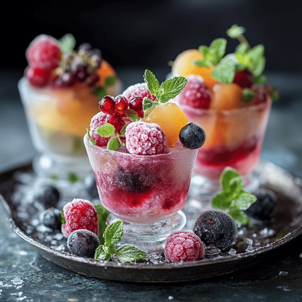 Glace Plombières aux fruits confits