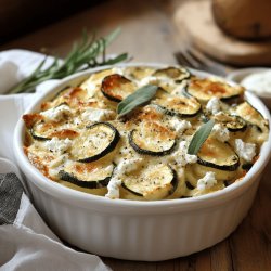 Gratin de courgettes et feta