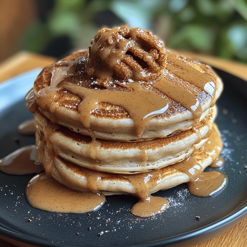 Cinnamon Roll Pancakes