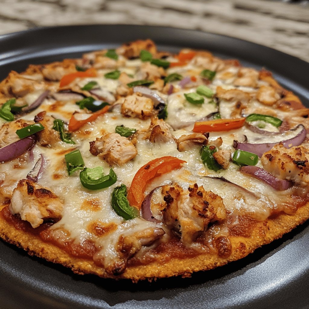 Keto Chicken Crust Pizza