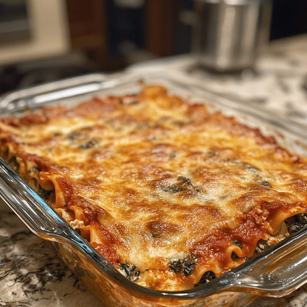 Easy Spinach Lasagna