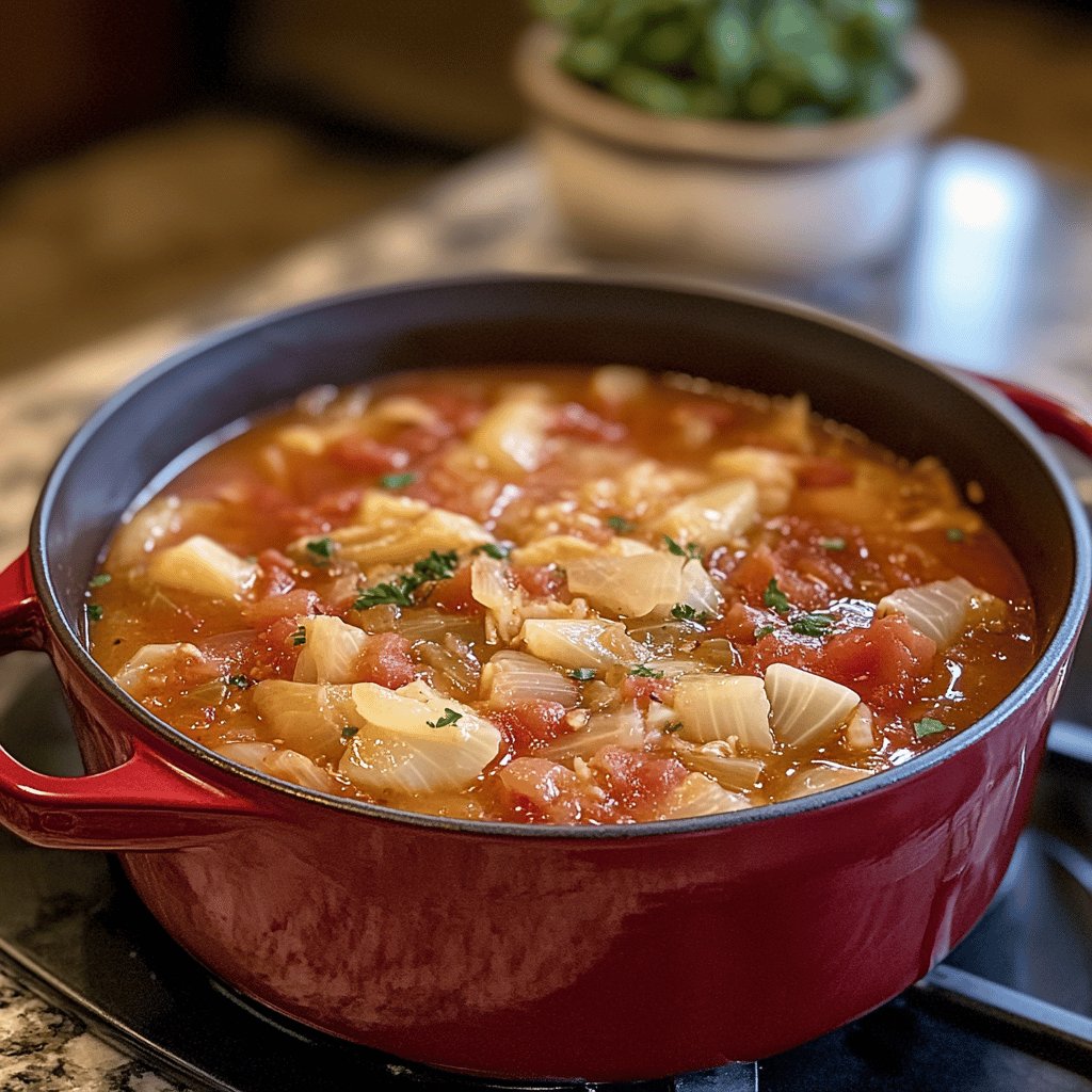 Hearty Stuffed Cabbage Soup