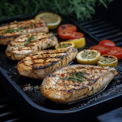 Savory Grilled Fish Steaks