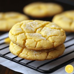 Lemon Crinkle Cookies