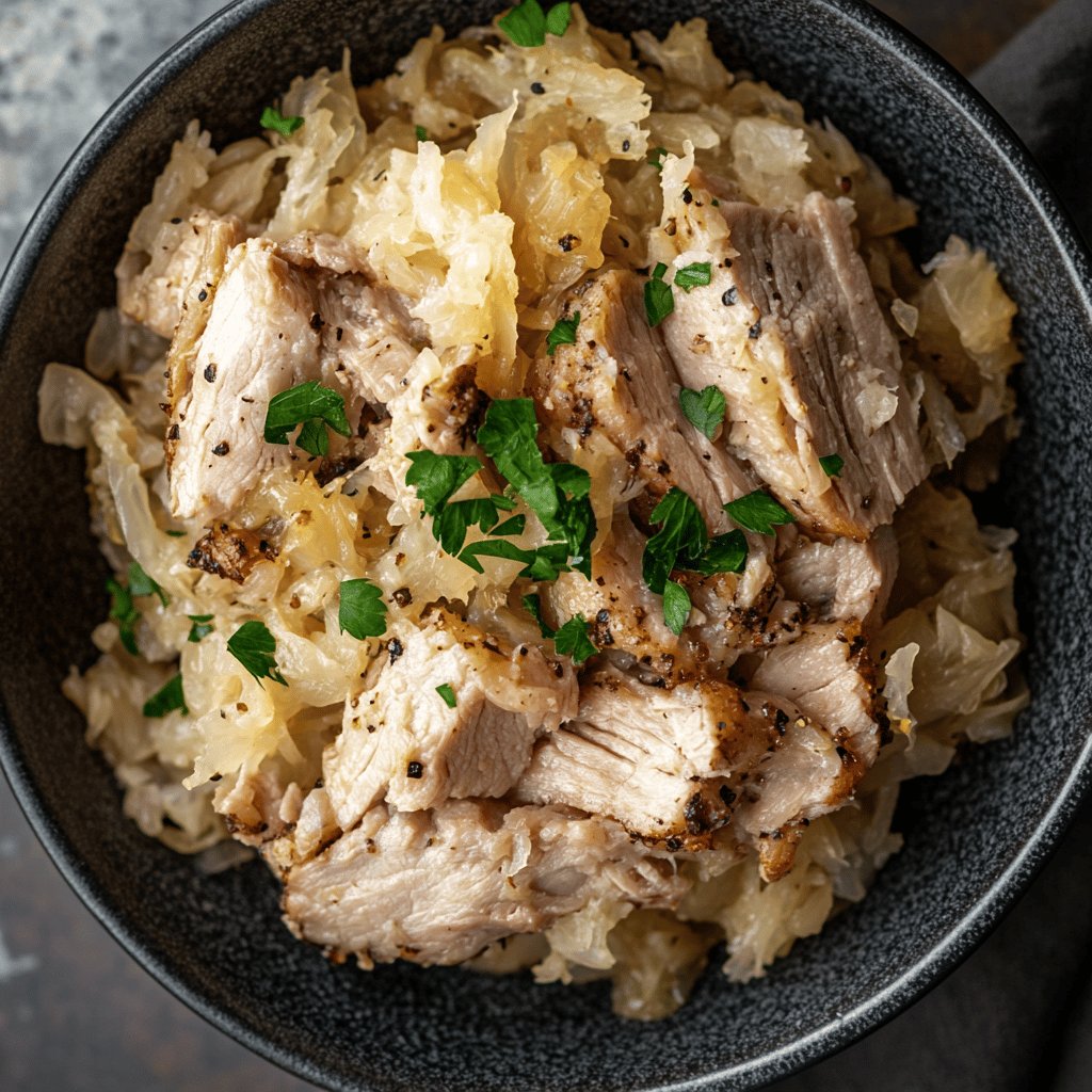 Simple Pork and Sauerkraut