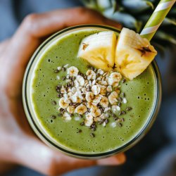 Tropical Pineapple Banana Smoothie