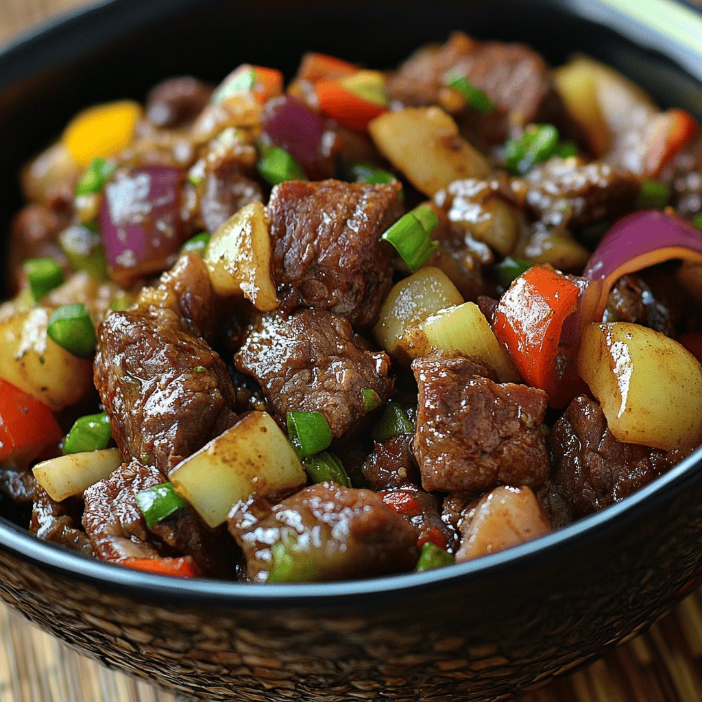 Filipino Beef Giniling