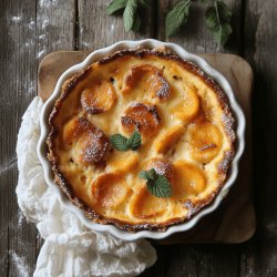 Clafoutis aux abricots maison