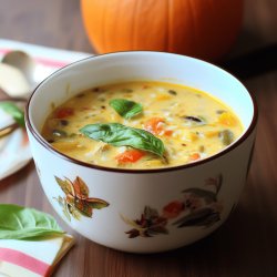 Pumpkin Coconut Milk Soup