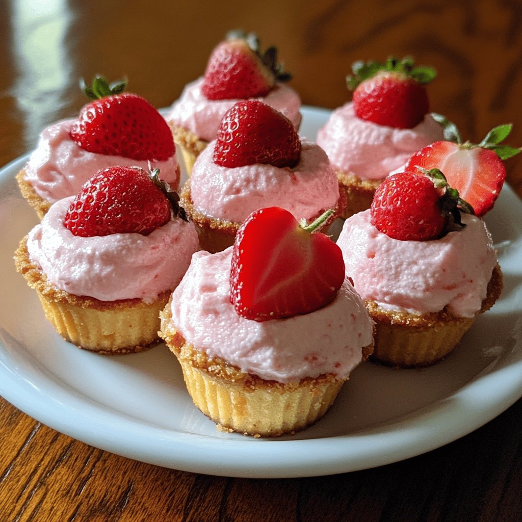 Strawberry Cheesecake Bites