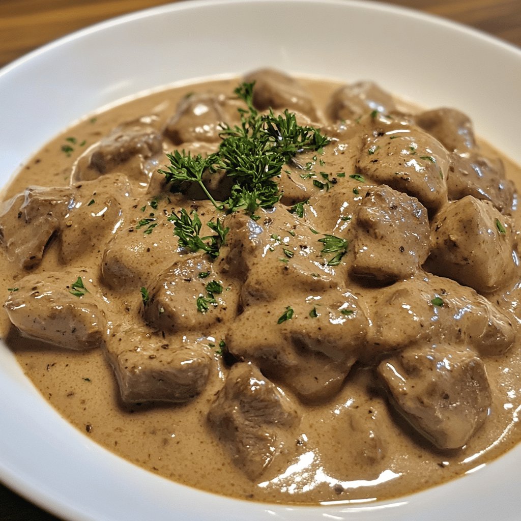 Classic Beef Stroganoff