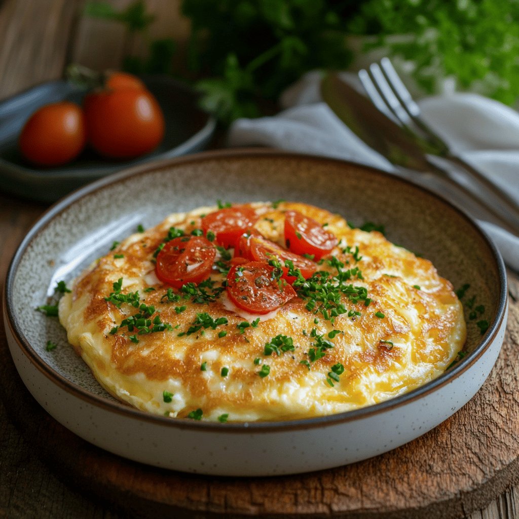 Omelette soufflée légère