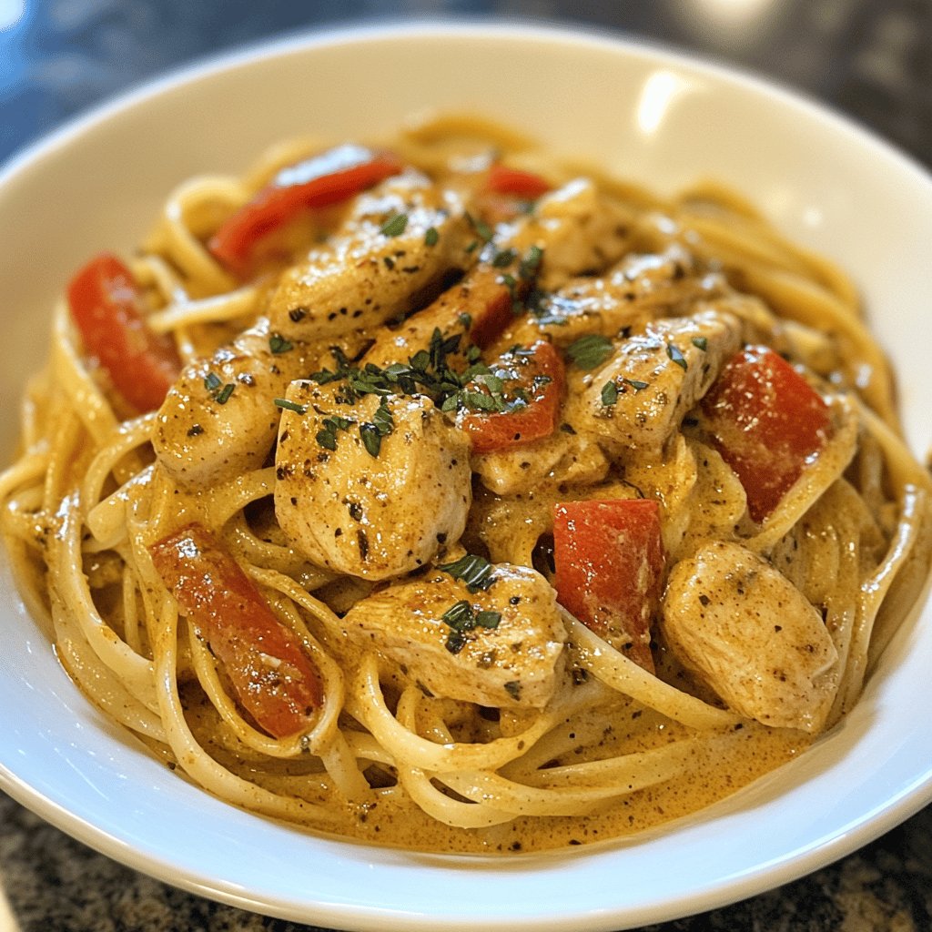 Creamy Cajun Chicken Pasta