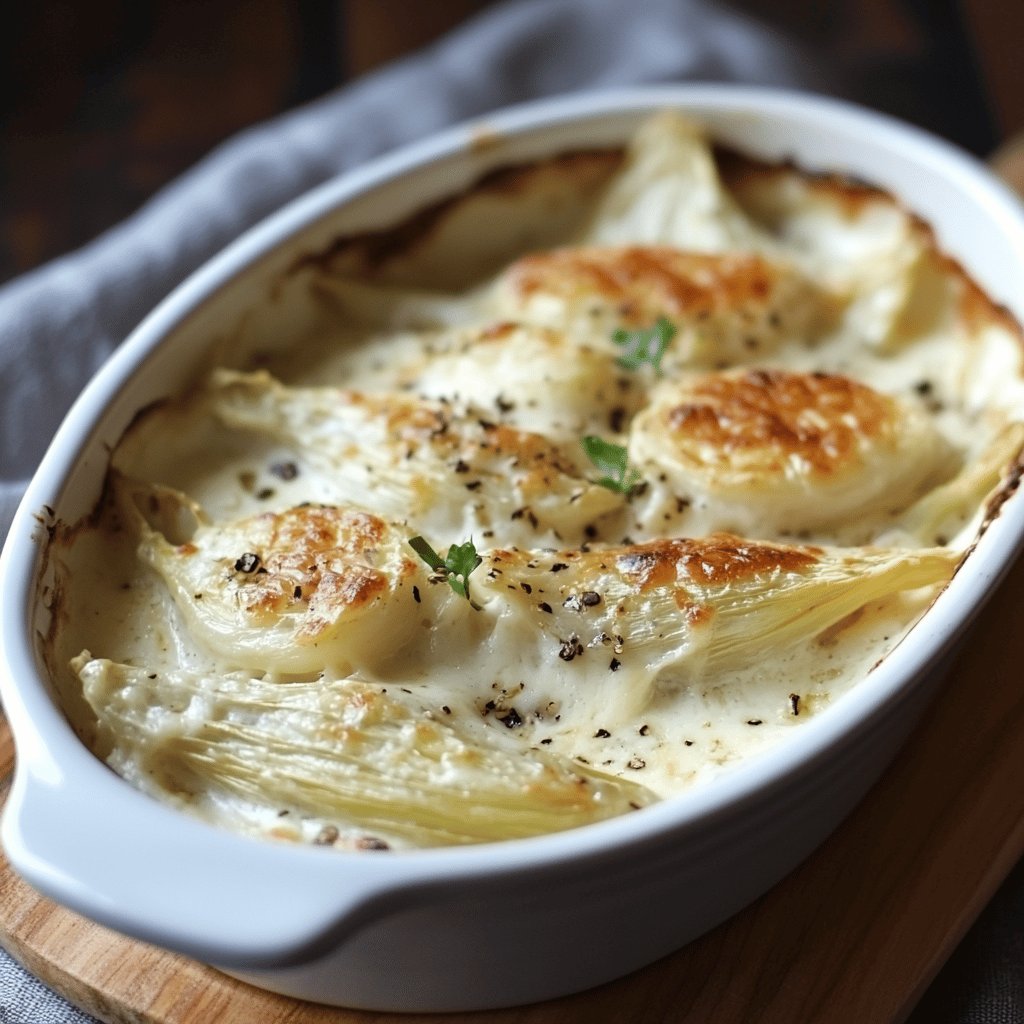 Gratin d'endives au gruyère