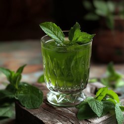 Liqueur de menthe maison