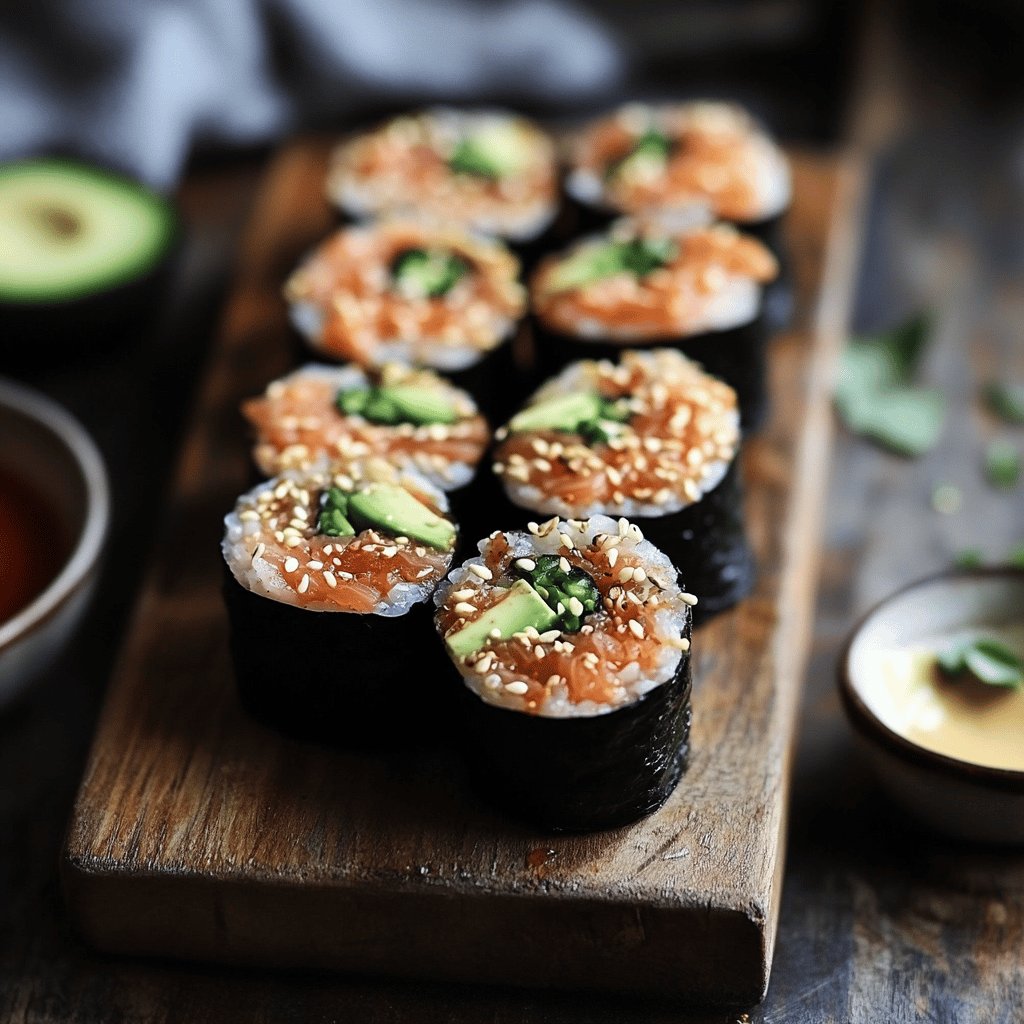 Spicy Tuna Sushi Rolls