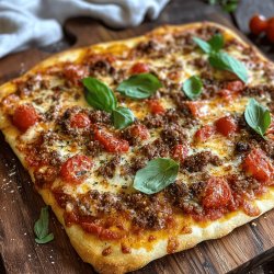 Pizza bolognaise rapide